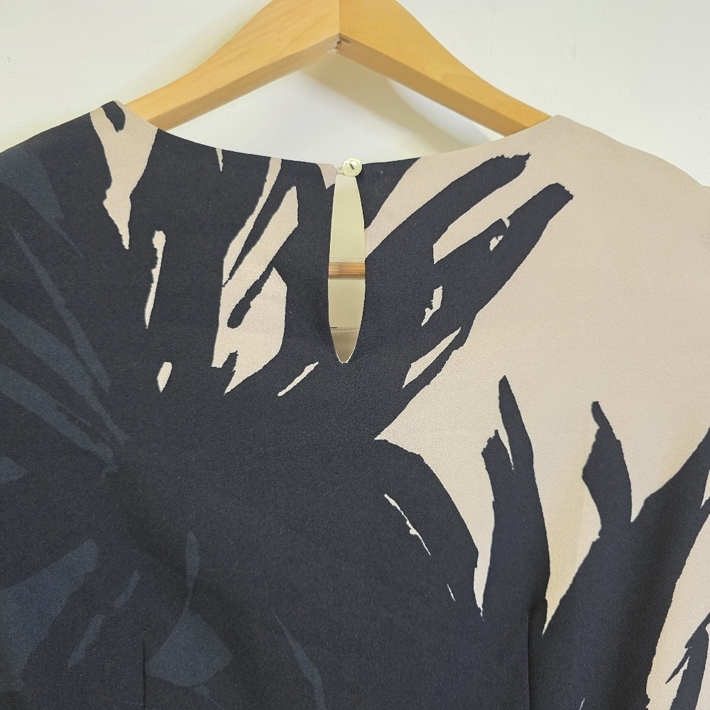 Luisa Cerano Abstract print Color block Knee length office/business dress - Picture 8 of 12